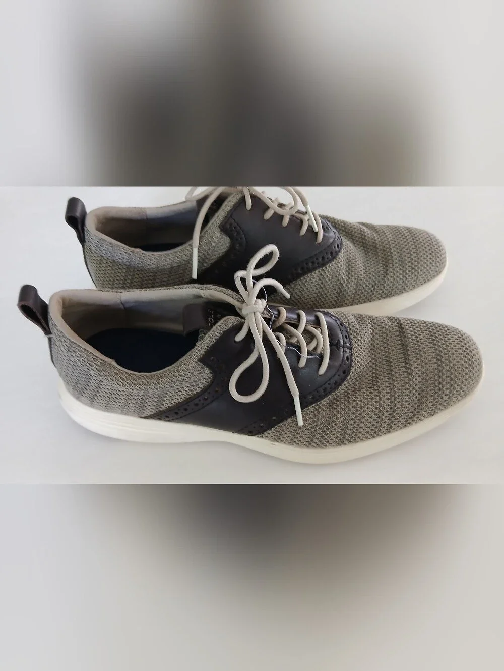 Cole Haan Grand Tour Knit Oxford – Men’s 8M – Two‑Tone – Style C31347